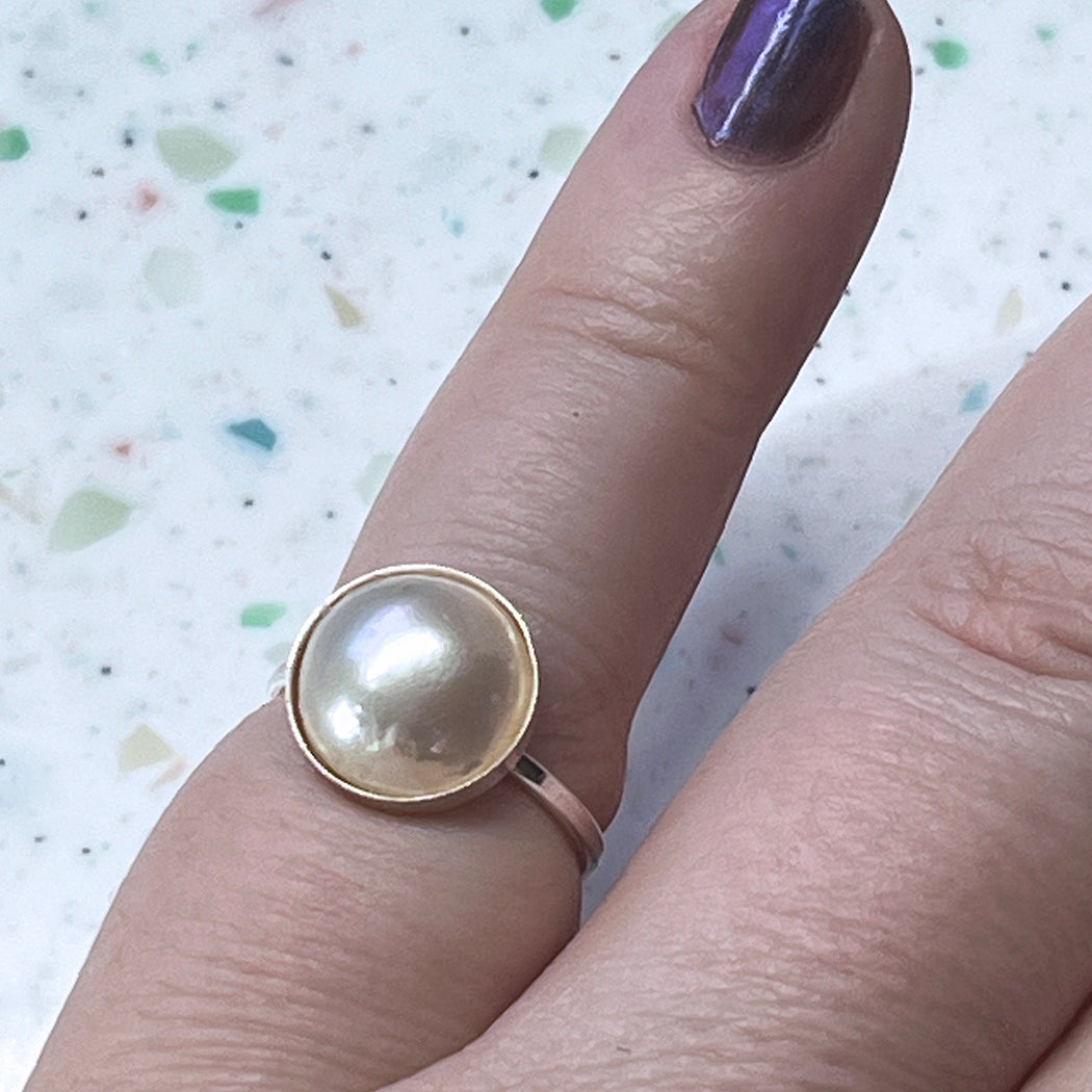 Pearl Ring size 7 1/4