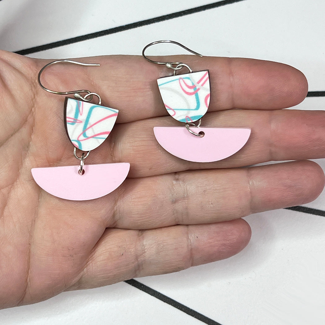 Pink Horizon Earrings