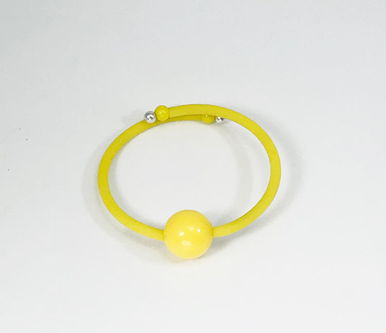 Bauhaus Wrap Bracelet in Yellow