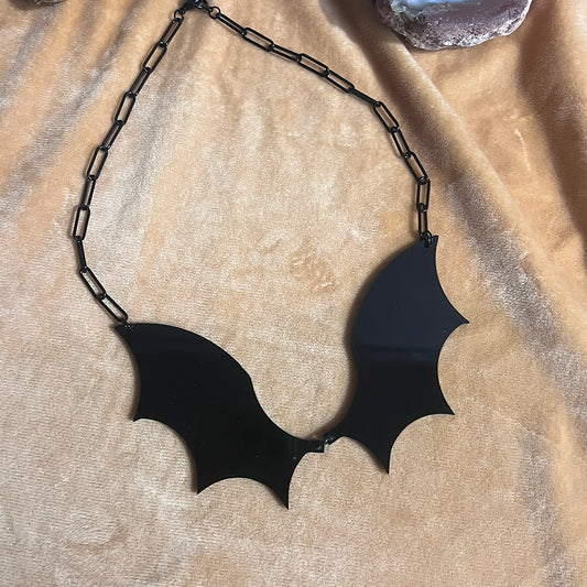 Bat Wing Collar Necklace