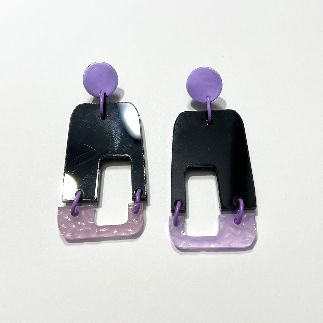 Lilas at Night Earrings