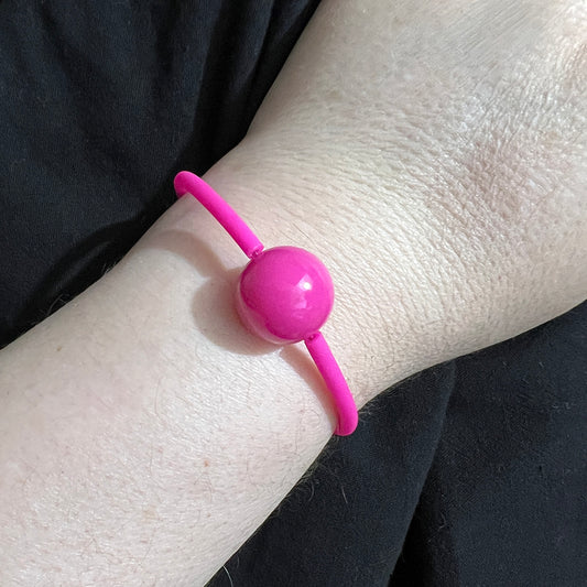 Bauhaus Wrap Bracelet in Pink