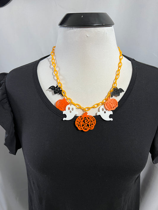 Pumpkin Patch Charm Necklace