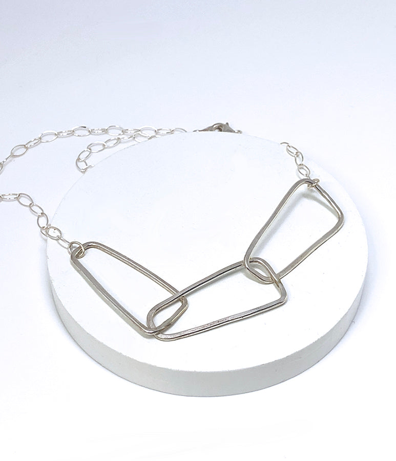 Foundation Link Necklace in Sterling
