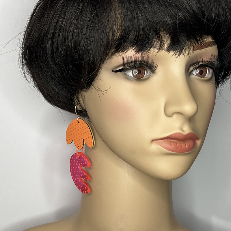 Ditzy Dotty Flower Earrings