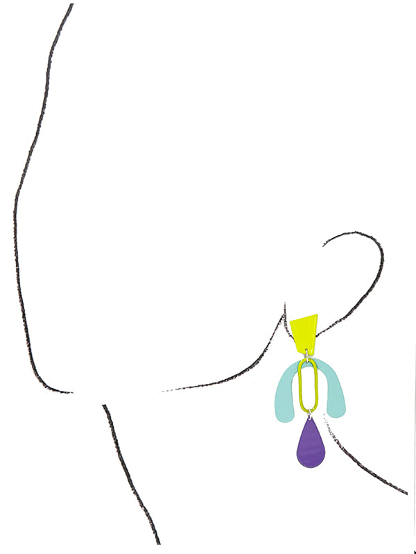Neon Spring Earrings