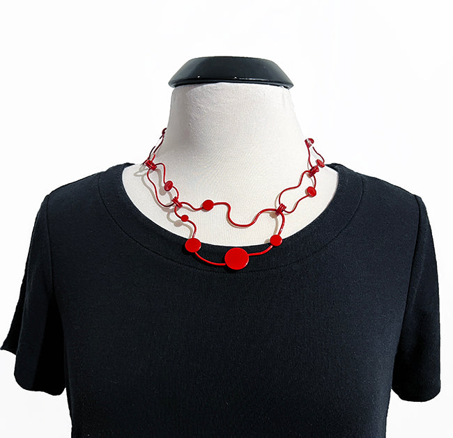 Red Dots Necklace