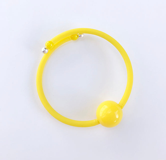 Bauhaus Wrap Bracelet in Yellow